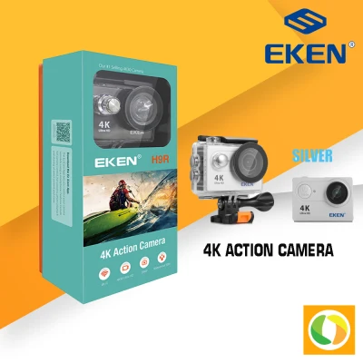 New Eken H9R Version 4.0 Action Camera Remote Ultra FHD 4K WiFi 1080P 60fps 2.0 LCD 170D Go Waterproof Pro Camera Silver