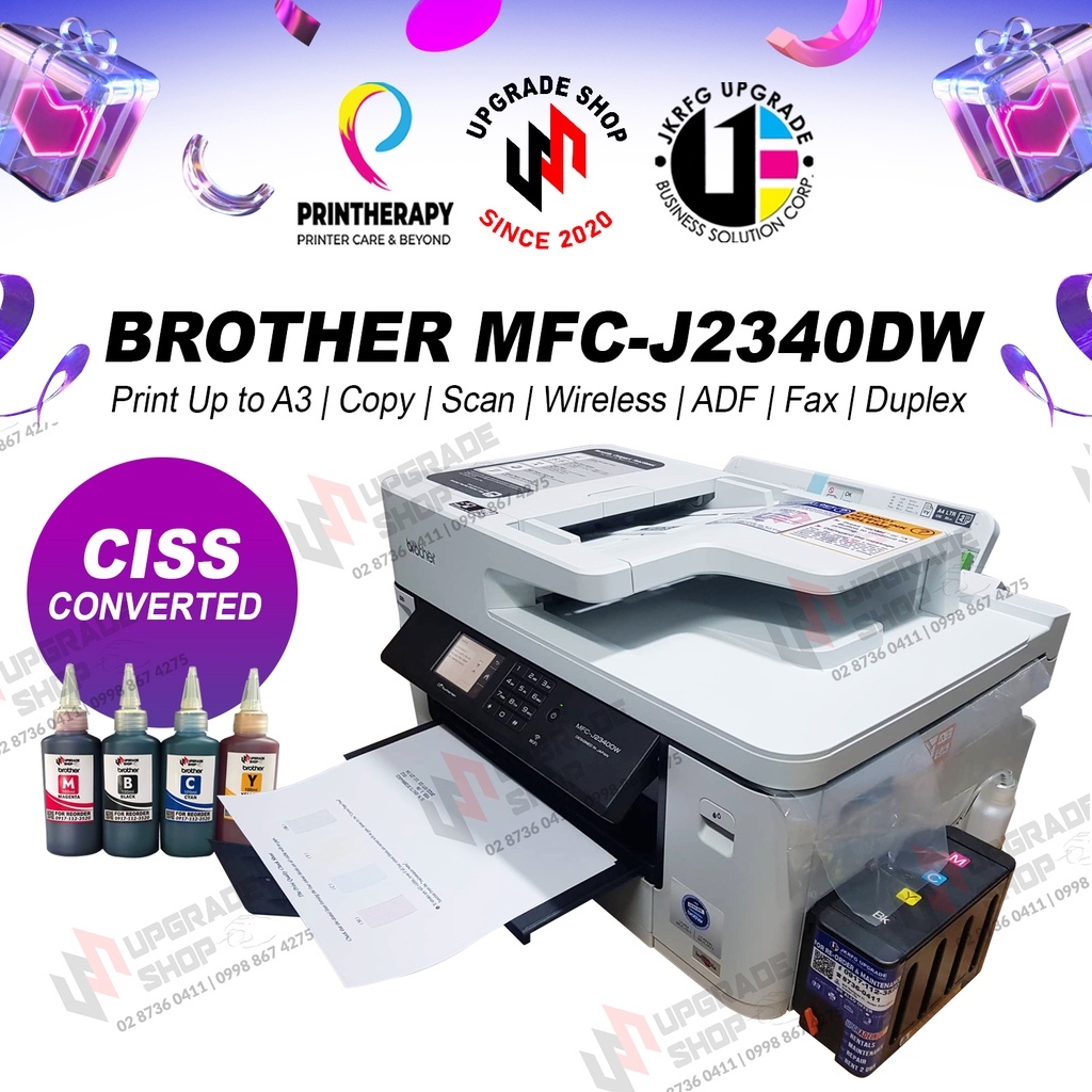 Brother MFC J2340DW A3 Inkjet Multifunction Printer MFC J2330DW