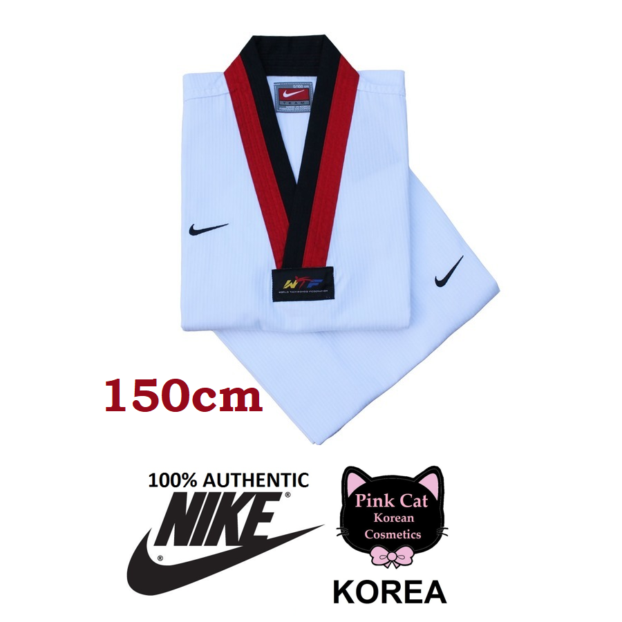 Madison Daarbij Leuren Korean Taekwondo NIKE World Taekwondo Federation Uniform (Black/Red)  (150cm) | Lazada PH