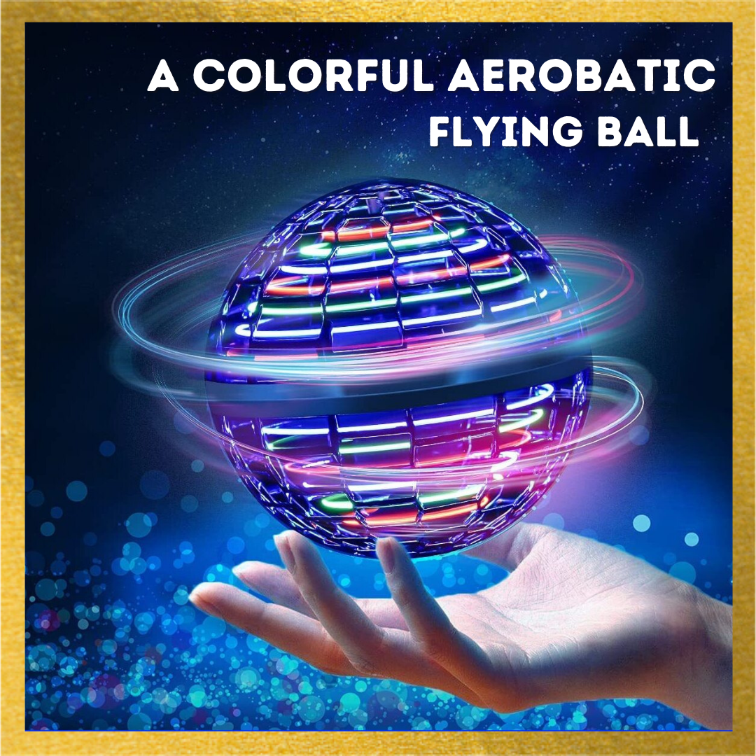 Flying ball toy Spinner toy hand controlled RGB light GADGET toys