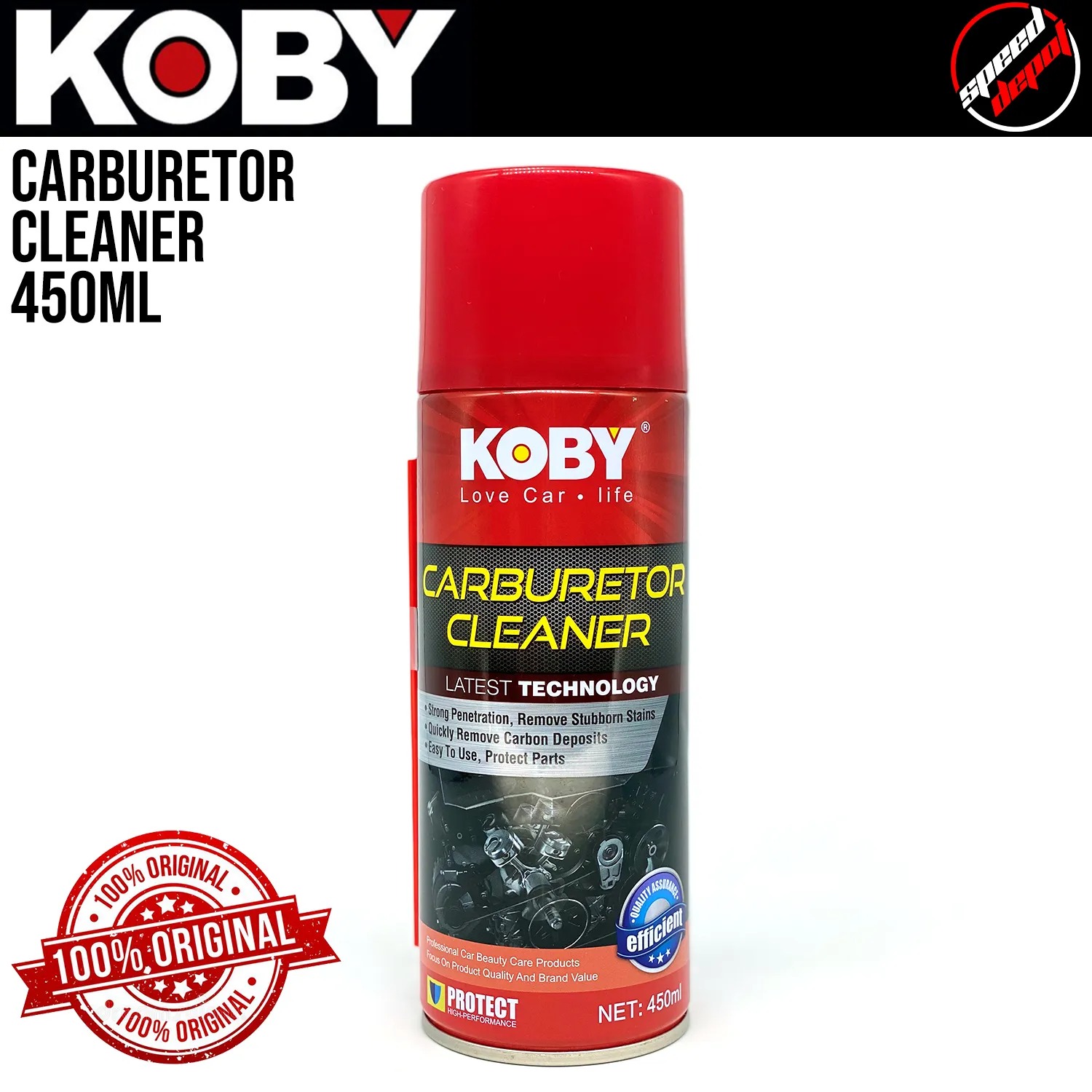 Koby Carburetor Cleaner 450ml * Carb Cleaner Speed Depot Lazada PH