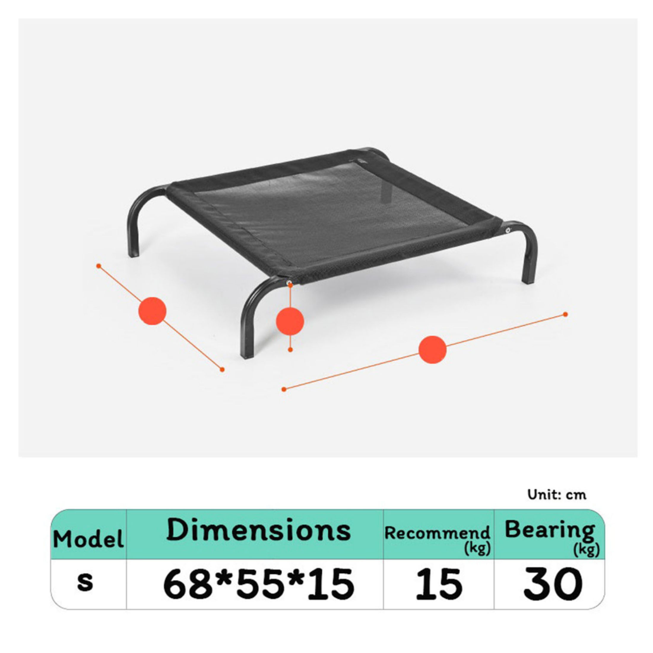 Dog beds for large dogs Waterproof cooling breathable marching beds Pet beds steel frame anti