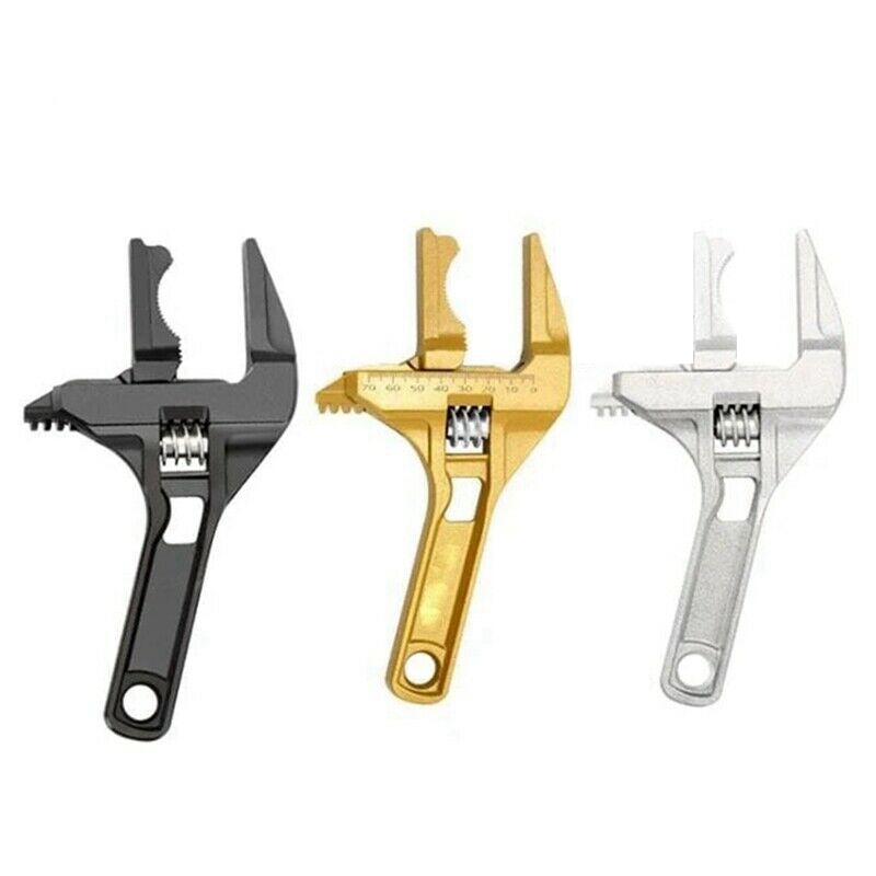 Adjustable Wrench Bathroom Spanner Wide 6-68mm Aluminum Alloy Hand