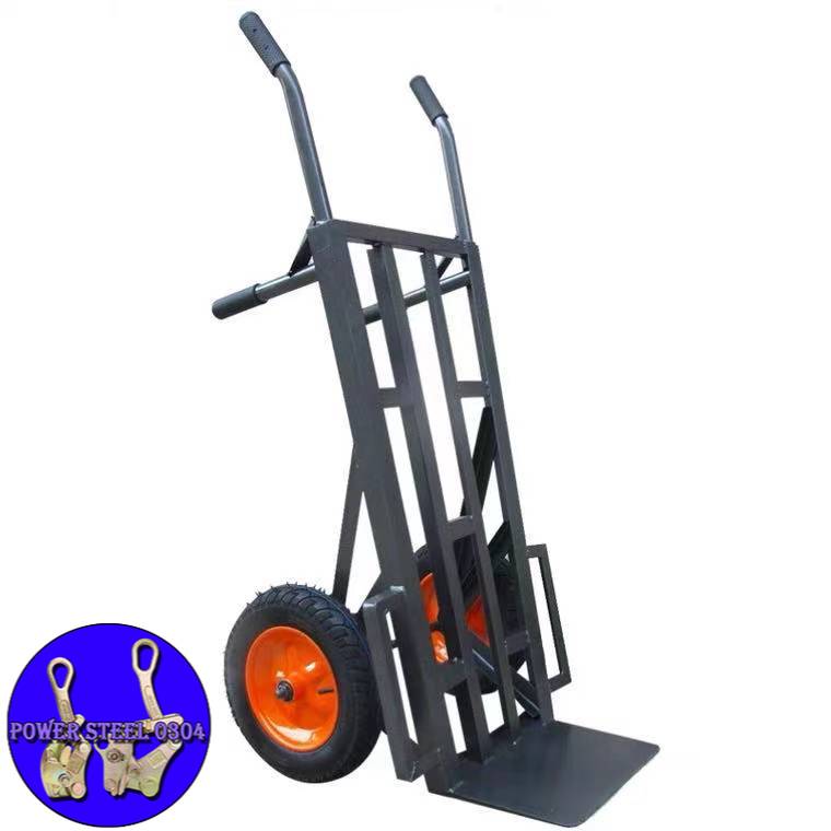 Power Steel0304 300kg & 500kg Heavyduty Sack Hand trolley Lazada PH