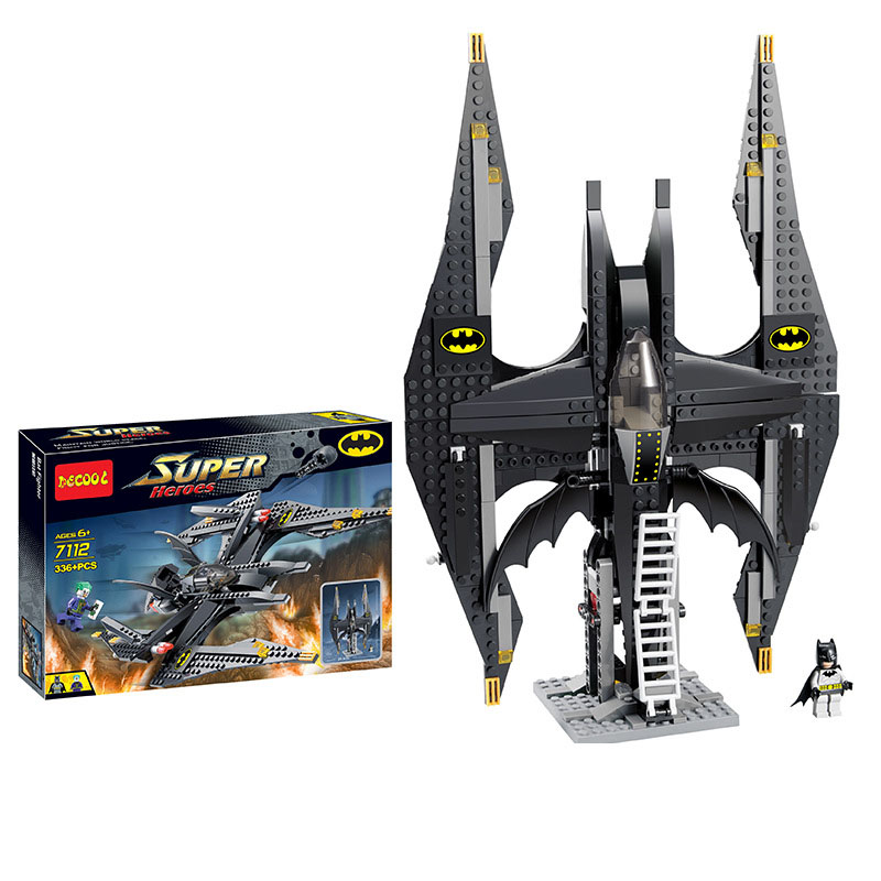 7112 The Tumbler Batman Fighter aircraft building blocks series toy set |  Lazada PH