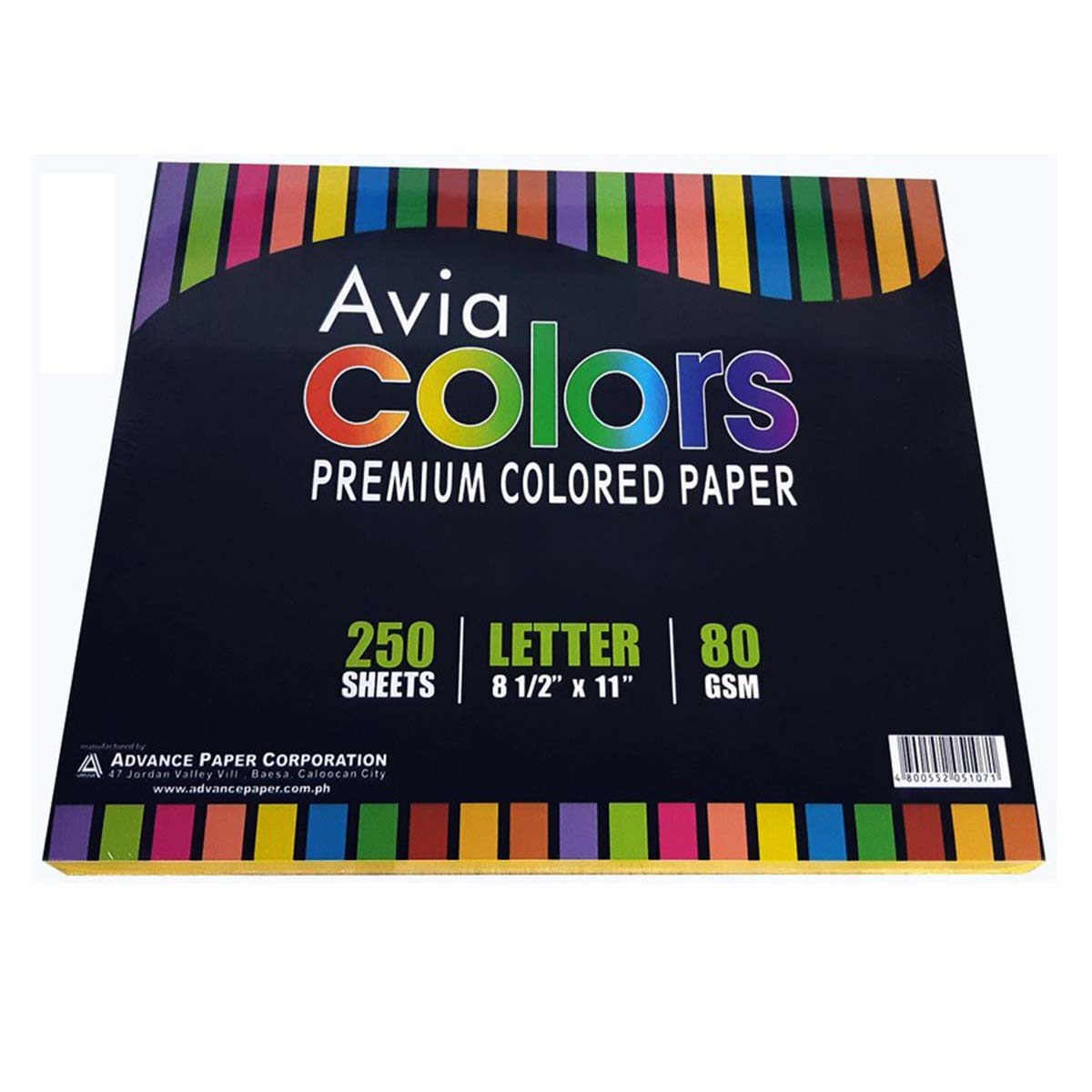 SK Mixes Shop Avia Colors Premium Colored Paper 1 Ream Letter Size 250
