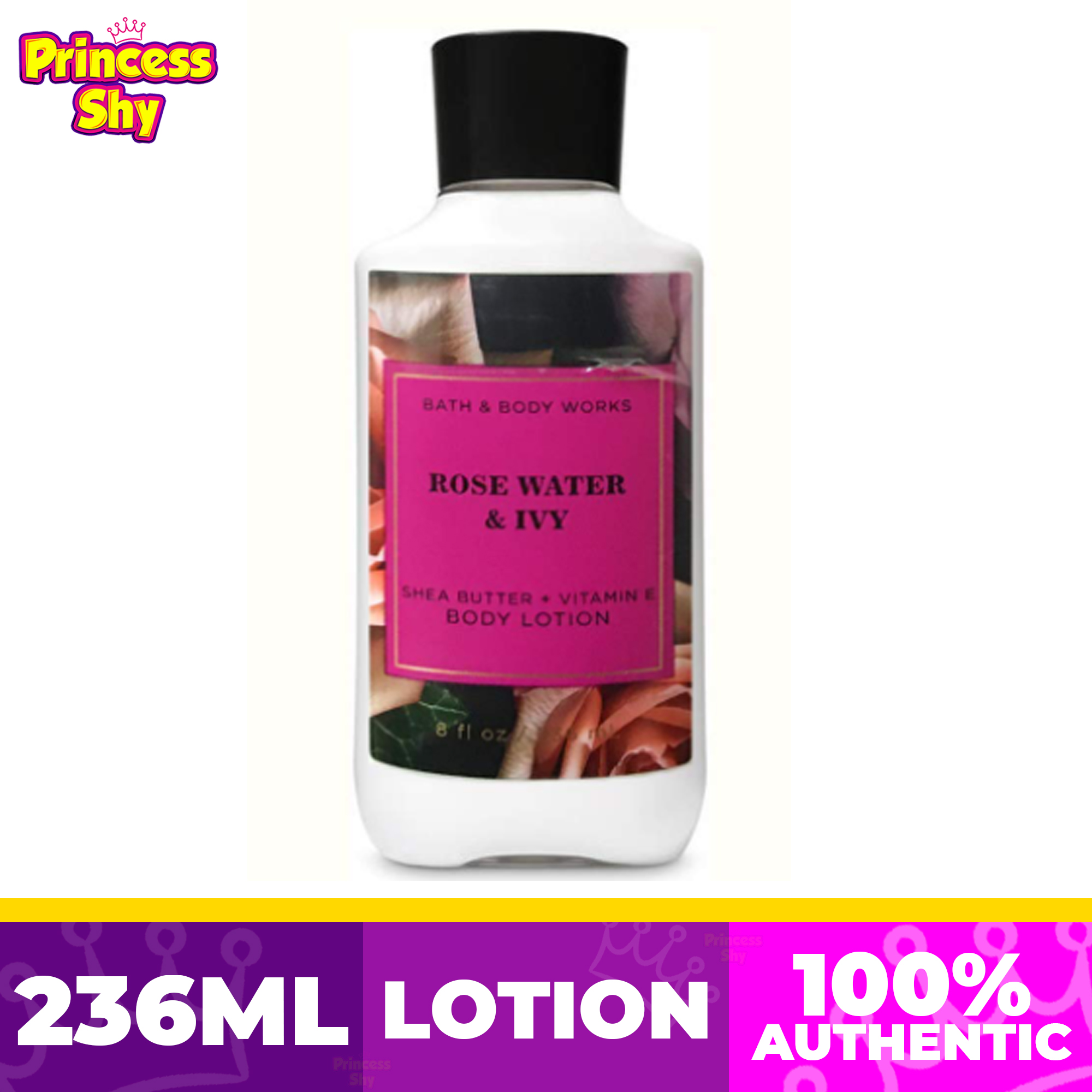 Bath And Body Works Rose Water And Ivy Shea Butter Vitamin E Moisturizing Body Lotion 236ml