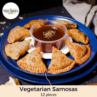 Love Guru's: Vegetarian Samosas - Vegan Authentic Indian Food Spices Ve