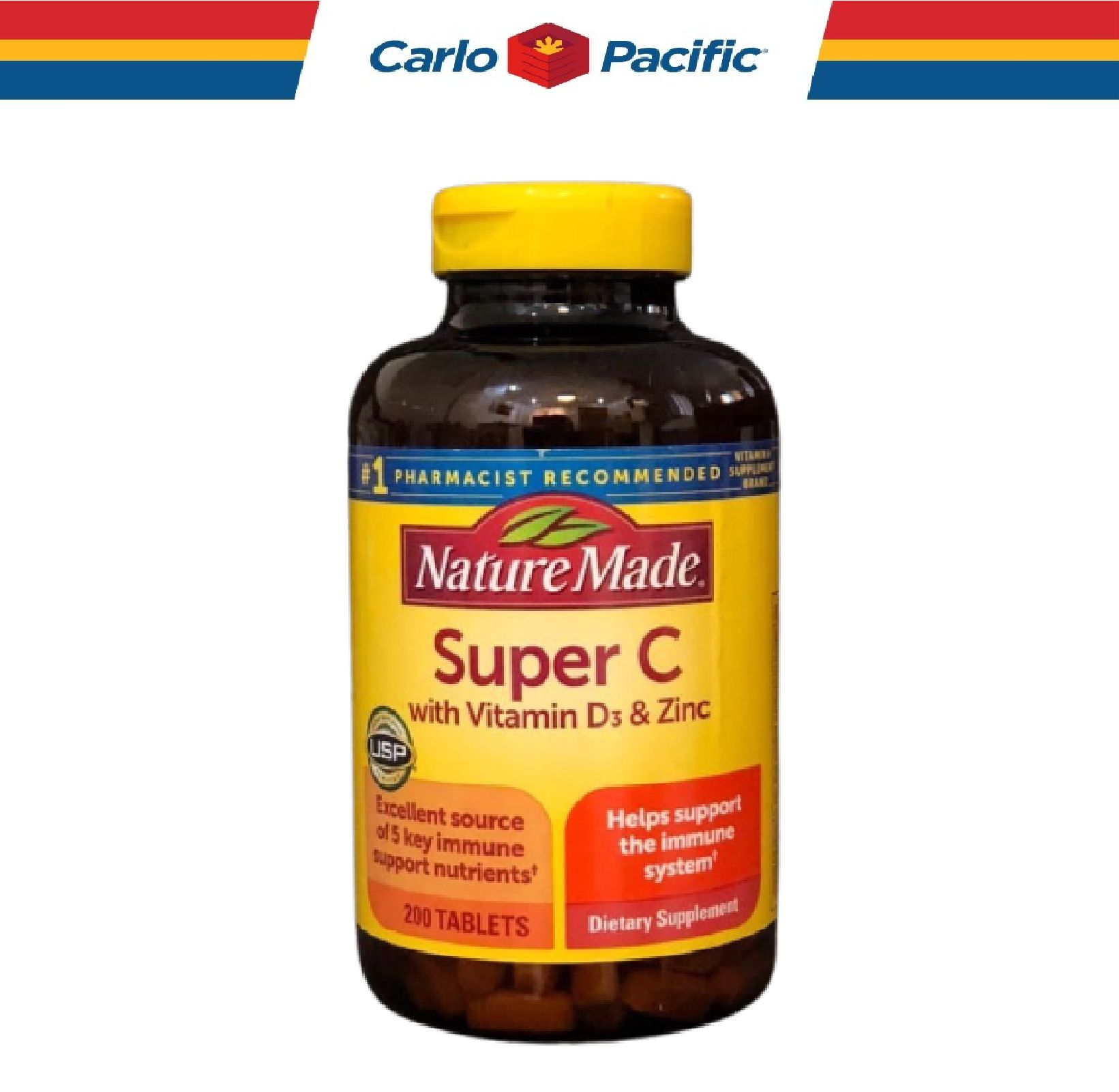 Nature Made Super C with Vitamin D3 & Zinc 200 Tablets Lazada PH