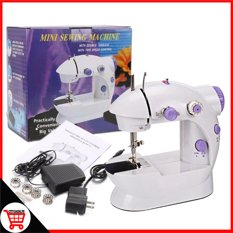 City Goods 2-Speed Mini Electric Sewing Machine Kit