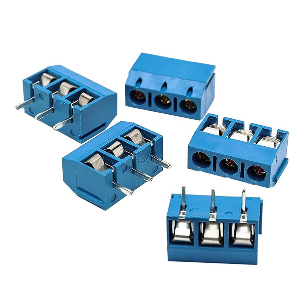 60Pcs 5mm Pitch 2 Pin & 3 Pin PCB Mount Screw Terminal Block Connector ...