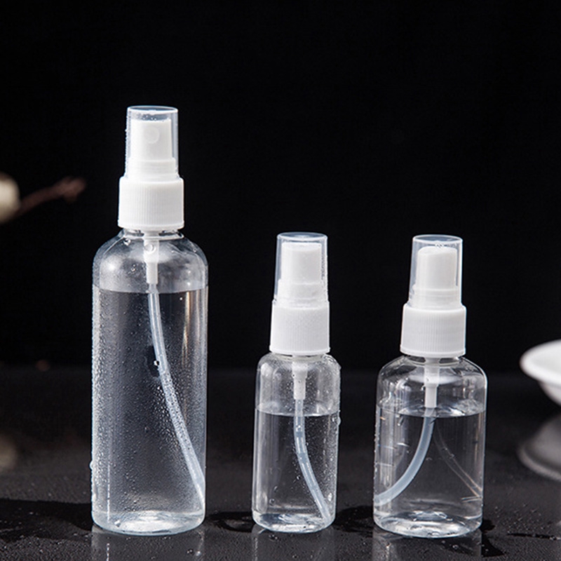 30/50/100ml Travel Transparent Plastic Perfume Empty Spray Bottle Empty Cosmetic