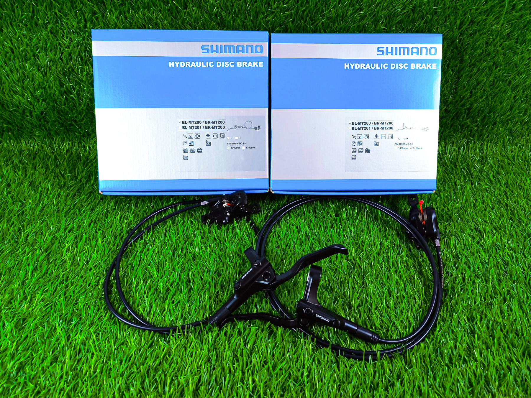 GBBS Shimano MT200 MTB Hydraulic Disc Brake Set Mountain Bike Hydraulic