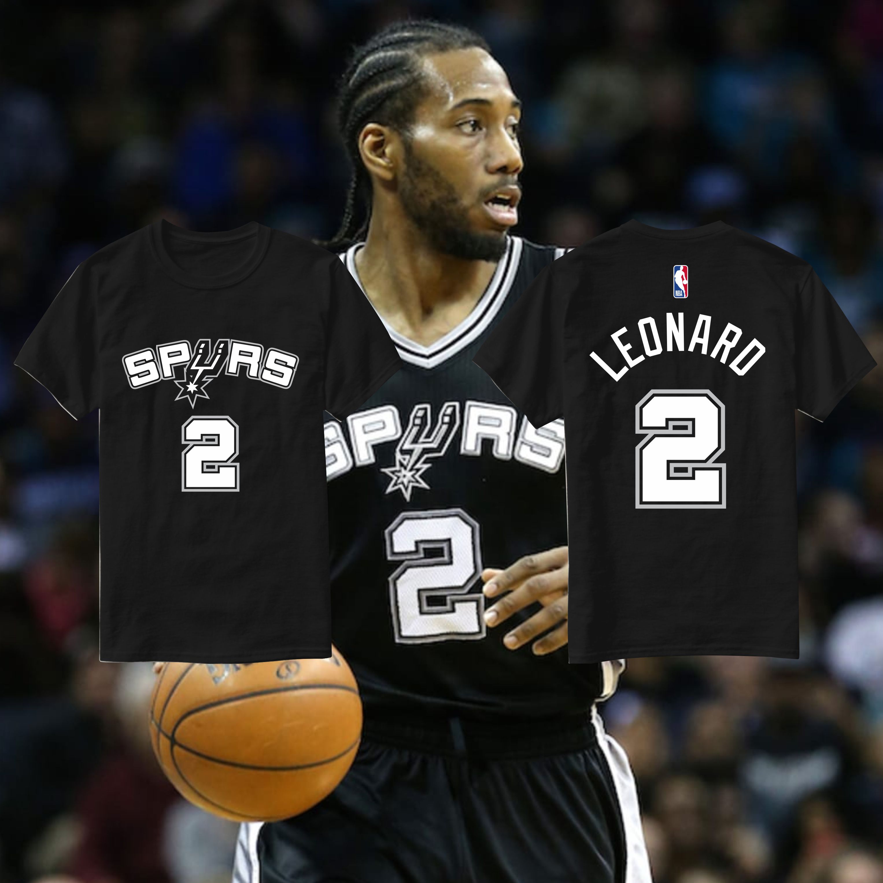 spurs leonard t shirt