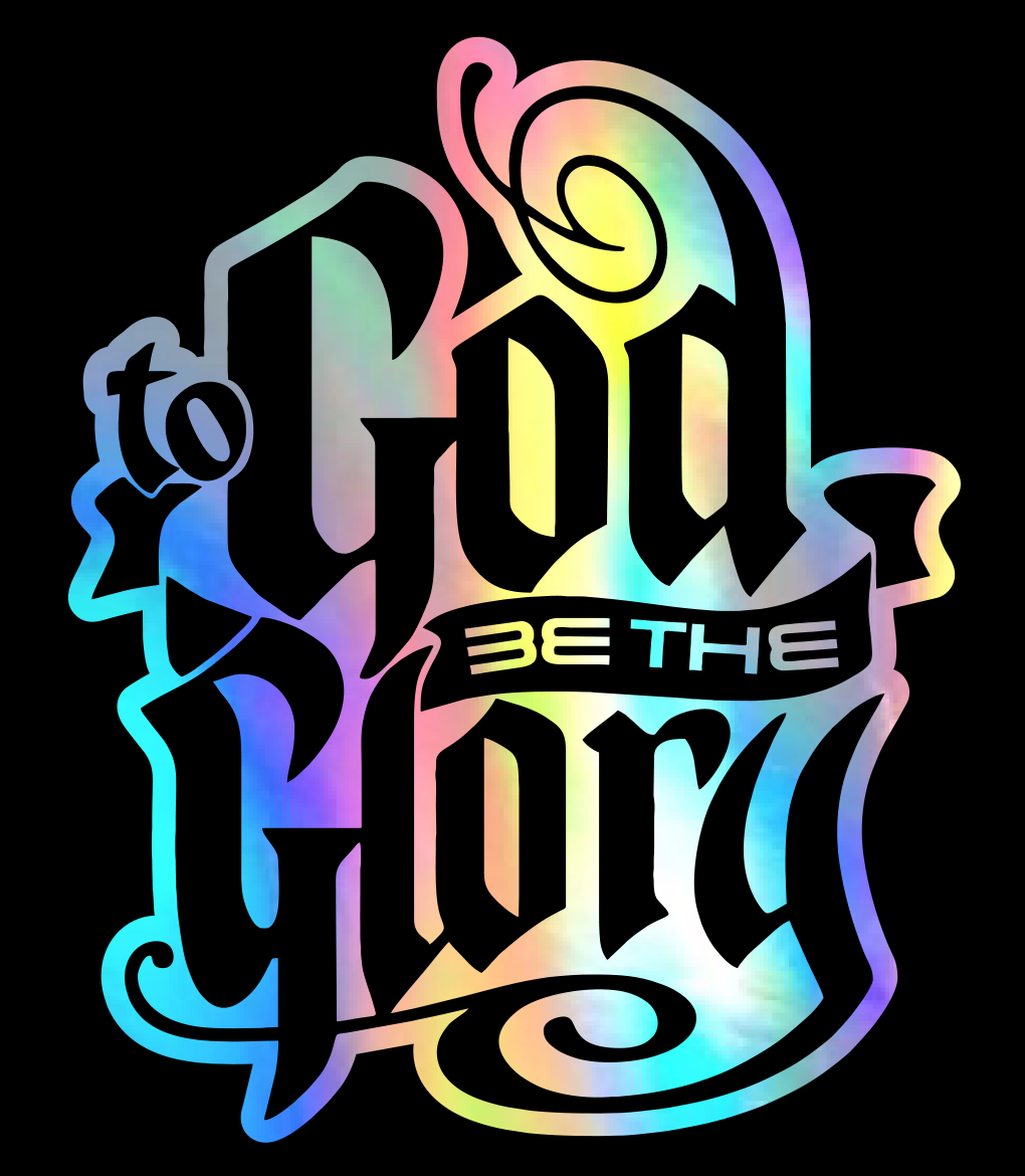 To God Be The Glory Religious Sticker Motorcycle Car Decal | Lazada PH