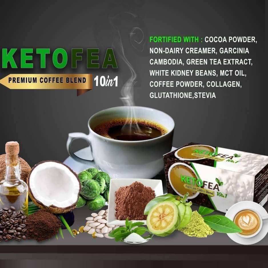 KETOFEA PREMIUM BLEND COFFEE 10 IN 1 HEALTHY ORGANIC KETOGENIC DRINK COFFEE