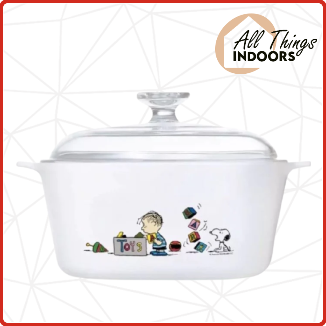 Corelle Corningware Peanuts Snoopy Covered Casserole 5L | Lazada PH