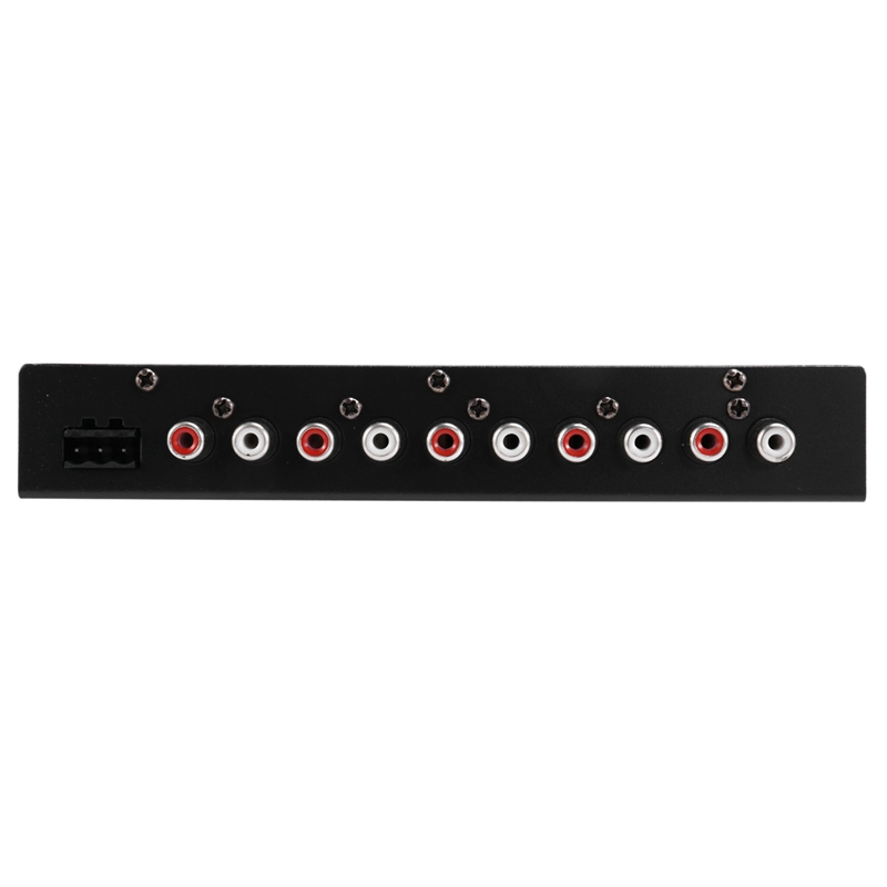 Car Audio Equalizer, Adjustable EQ Car Amplifier Graphic Equalizer with CD/AUX Input Select Switch,Black