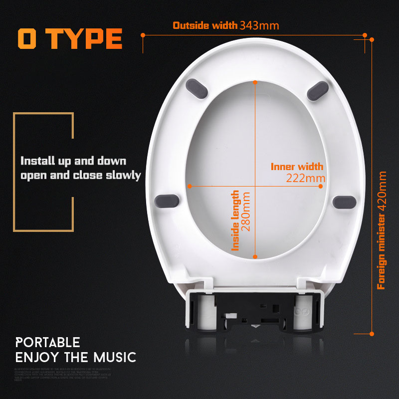 Standard Size Universal Toilet Cover Plate Toilet Seats Lid Ushape O