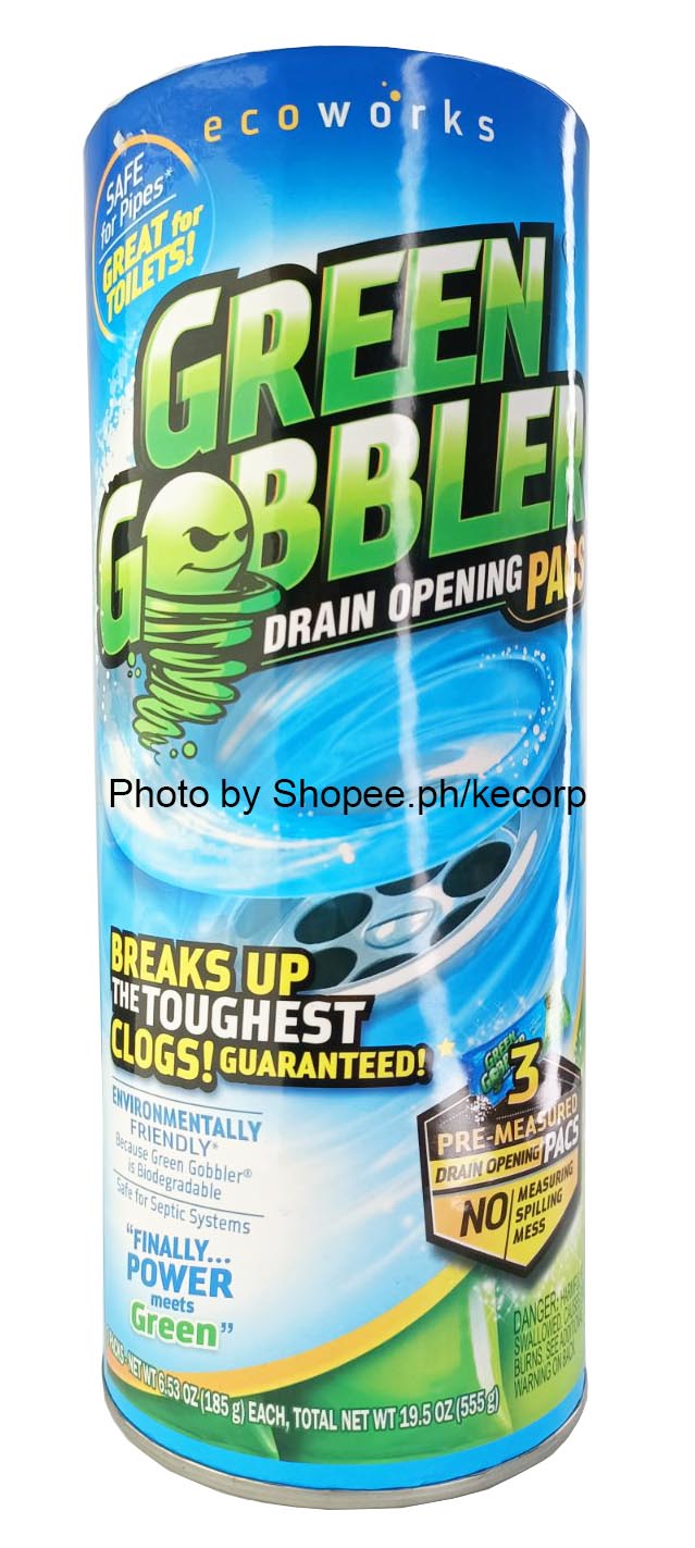 Green Gobbler Drain Opening Pacs 19.5 oz 555g USA Lazada PH