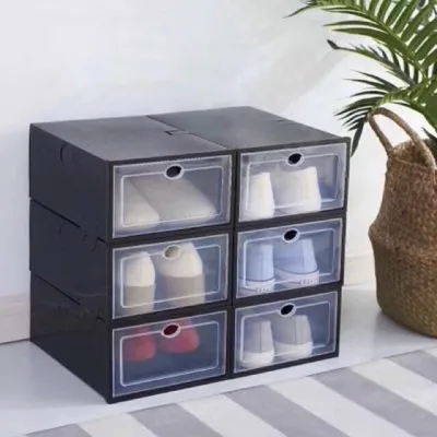 TW.Ph Candy Colored Shoe Box Storage Organizer Foldable shoebox Drawer Case Organizer
