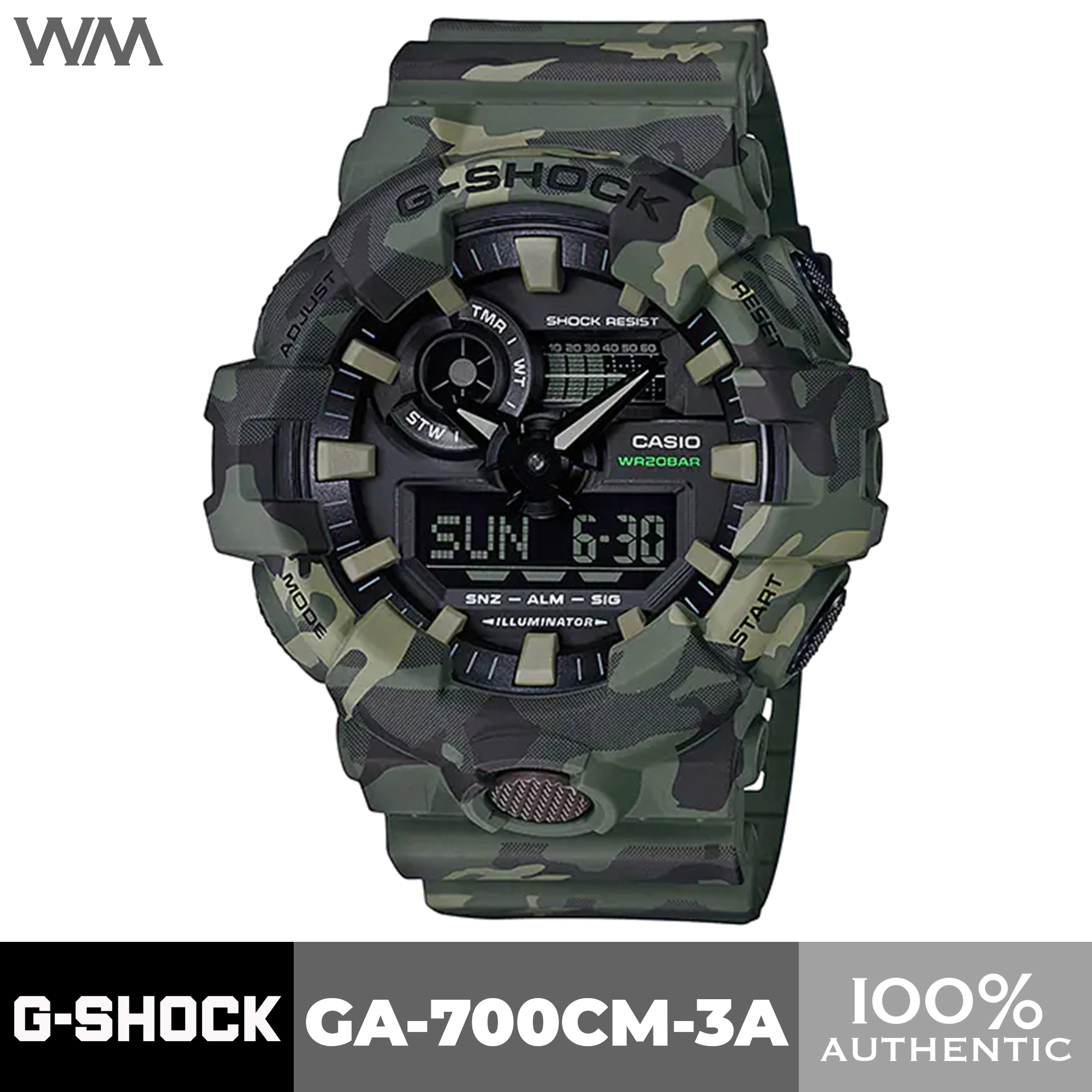 Watch G Shock Ga 700cm 3adr Buy Casio GA-700CM-3ADR G-Shock Analog