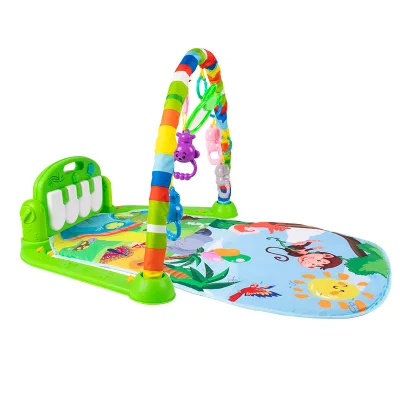 【Local Fast Delivery】Play Mat Baby Carpet Music Puzzle Mat 0-36 month Baby Pedal Piano Fitness Rack Toddle Infant Gym
