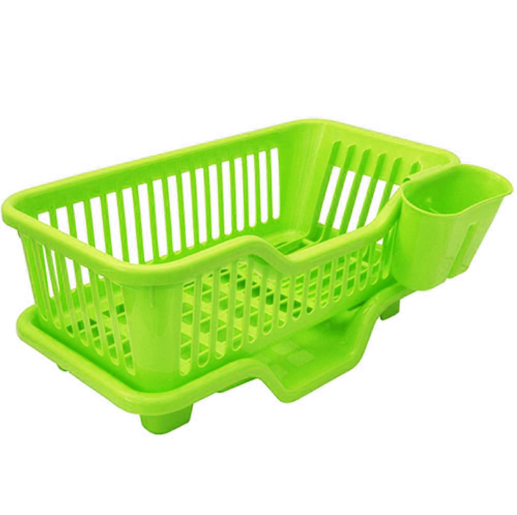 JL Kitchen Shelves Plastic Dish Rack Kitchen Utensils Dish Storage Rack Drain Dish Rack