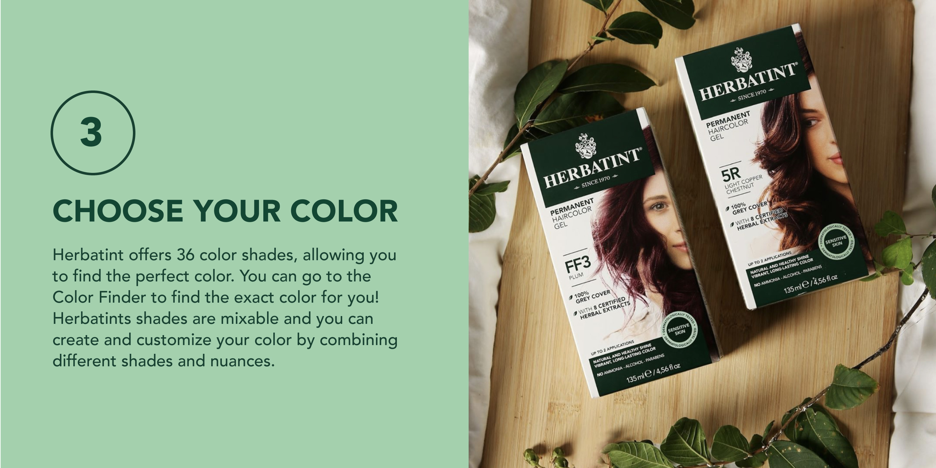 Herbatint Herbal Haircolor Gel Permanent Covers gray hair No ammonia ( –  Nature & Herbs