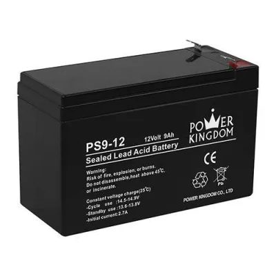 Power Kingdom UPS Battery 12V 9Ah 20hr PS9-12 12 Volts 9 Ampere best uninterruptible power supply reddit