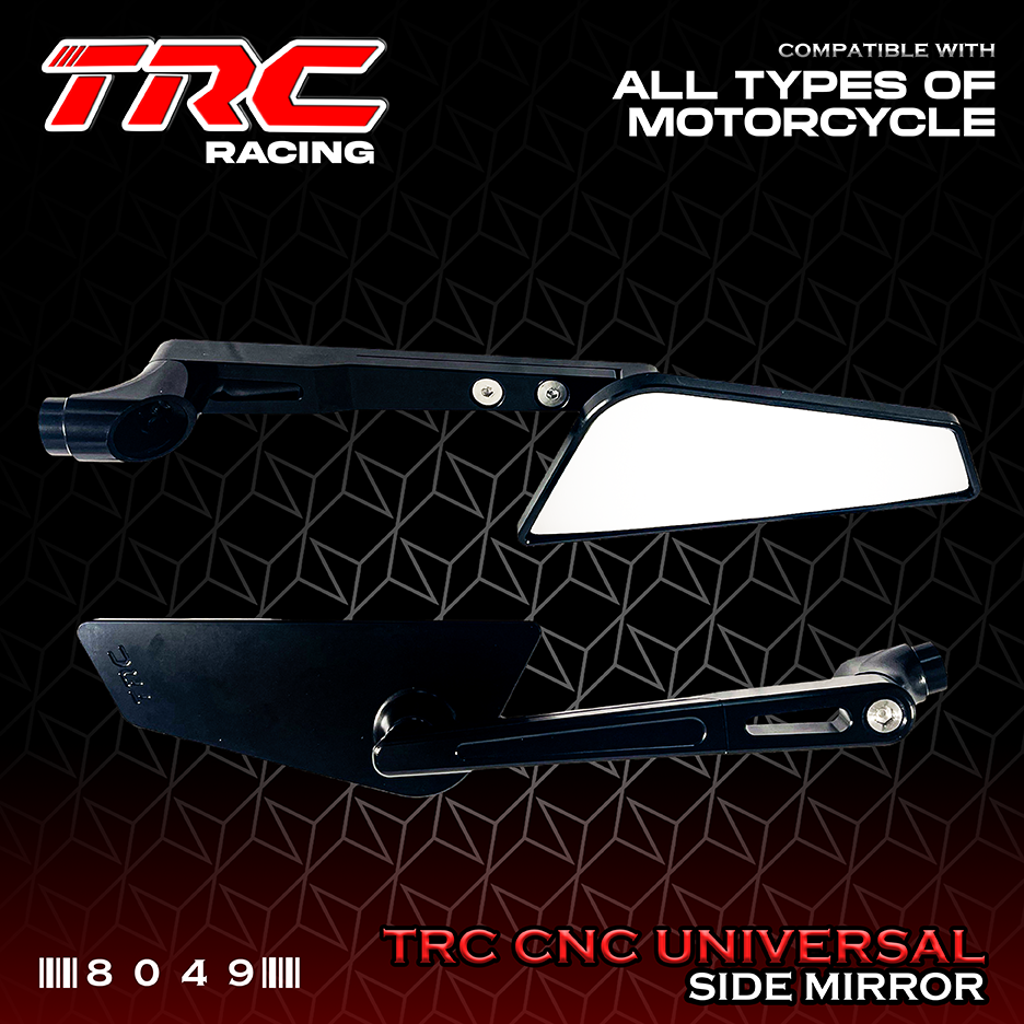 TRC Racing CNC Side Mirror Stem Mount Universal LTO APPROVED 8049 ...