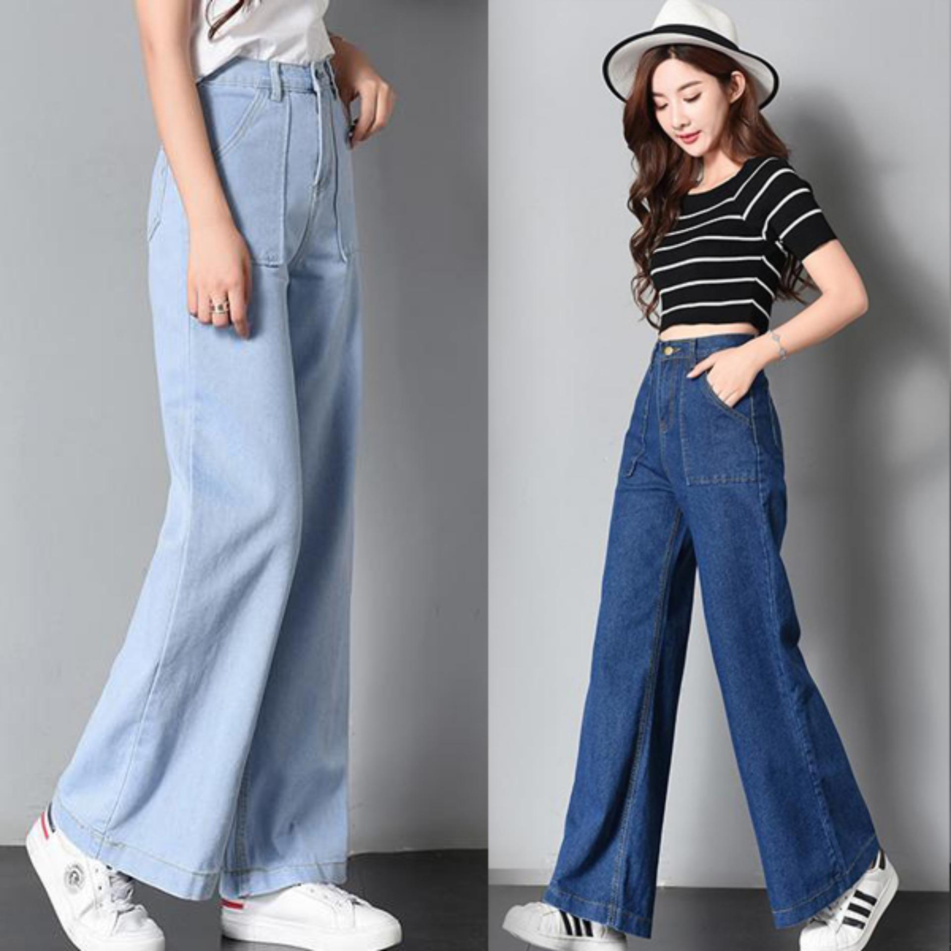 high waisted jeans long length