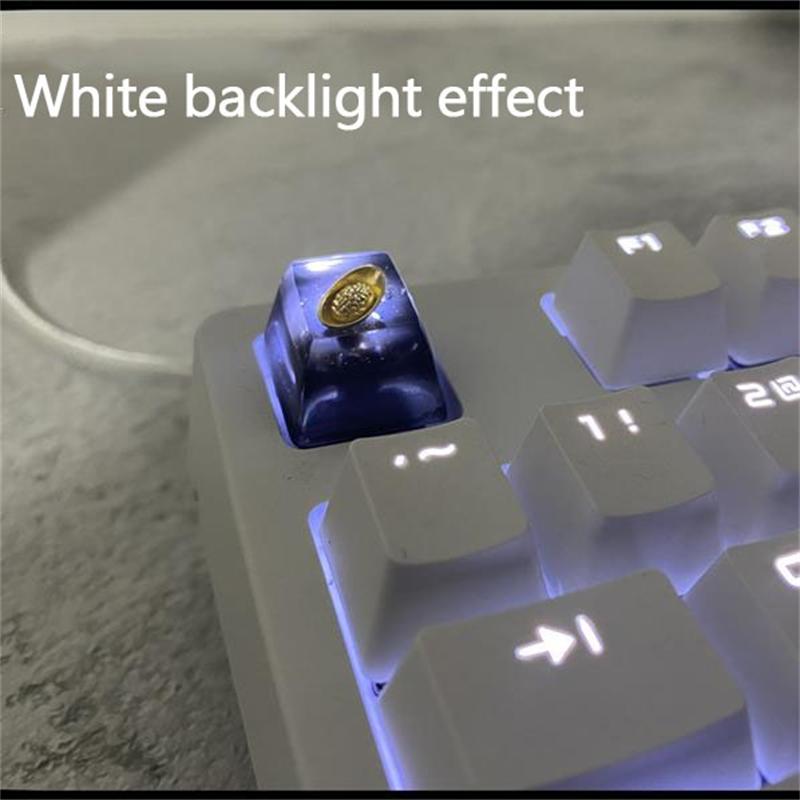 Gold Coin Copper Resin Keycaps For Mechanical Keyboard Custom Keycap ...