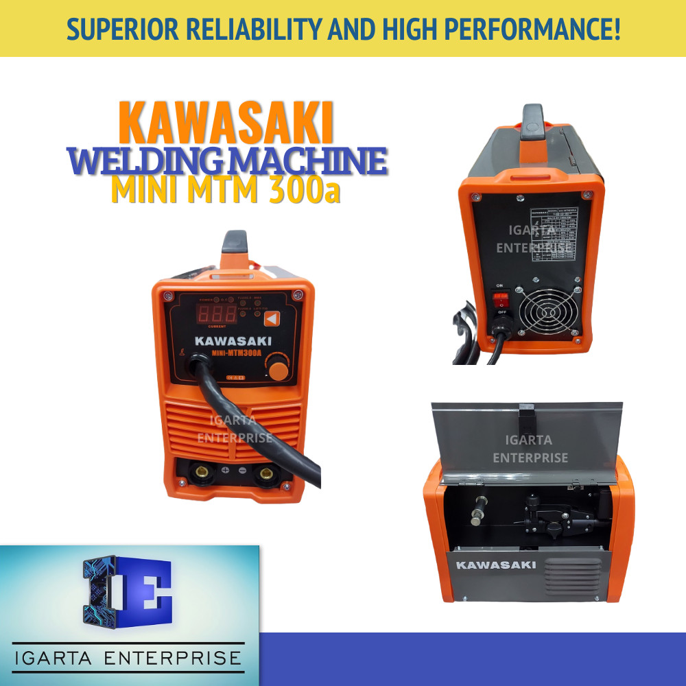 Kawasaki Welding Machine 3 in 1 Mini MTM 300a Inverter MIG weld / TIG / MMA Inverter Lazada PH