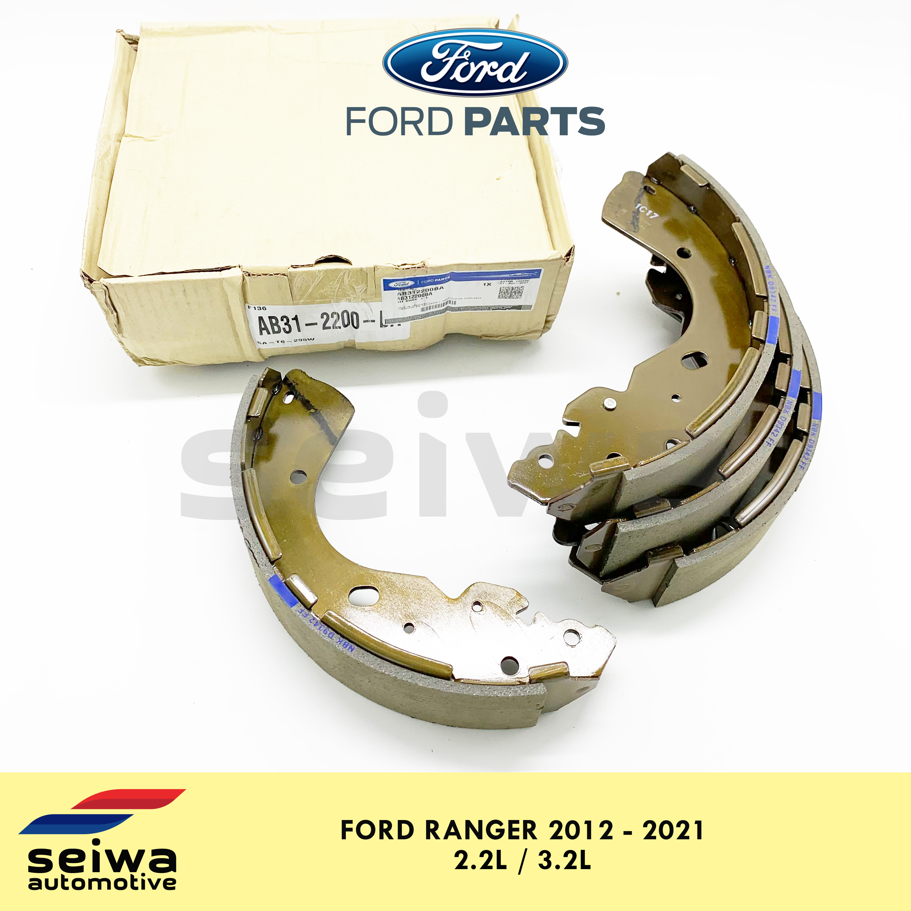 [2012 2021 2.2L / 3.2L] Ford Ranger Brake Shoe Genuine Ford Auto