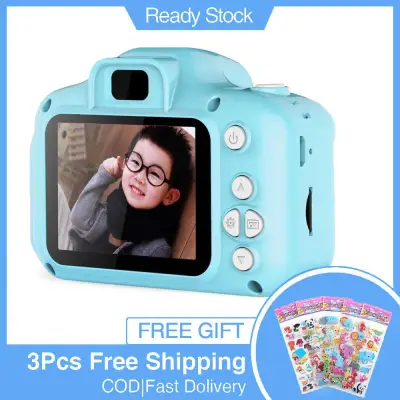 ZLOYI COD【Ready Stock】Free gift sticker X2 Mini Kid Cameras 1080P HD Digital Projection Camera Photographic Portable Digital Baby Educational Toys Video Recorder Camcorder