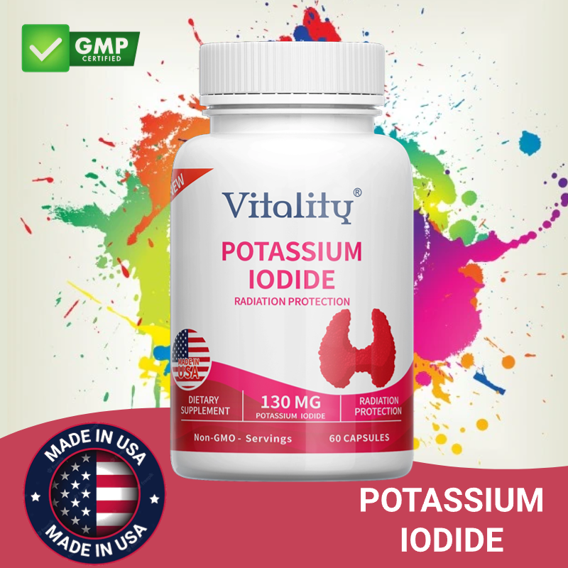 Potassium Iodide 130 mg Thyroid Support KI Potassium Iodide