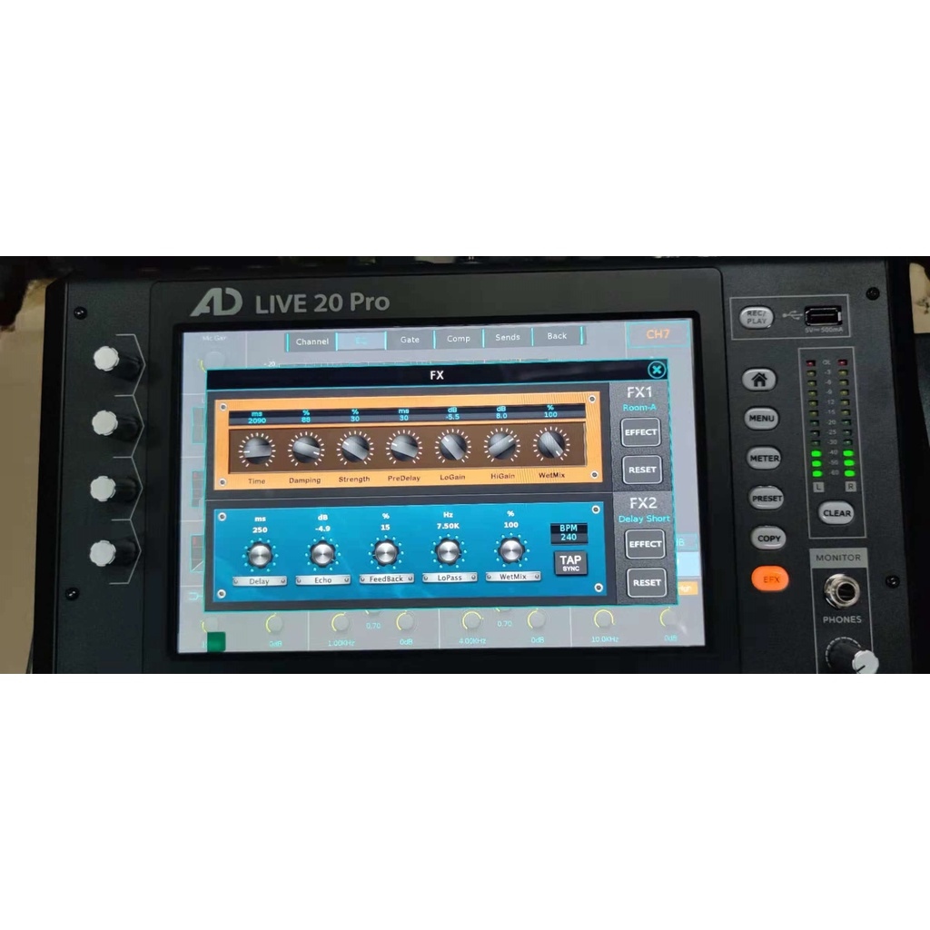 AD LIVE 20 PRO DIGITAL AUDIO MIXER WITH FLIGHT CASE Lazada PH