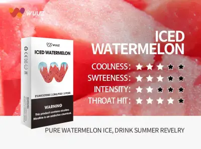Wuuz S4 Iced Watermelon 3in1 Pod 3% Nic (Rel x Infinity Compatible)