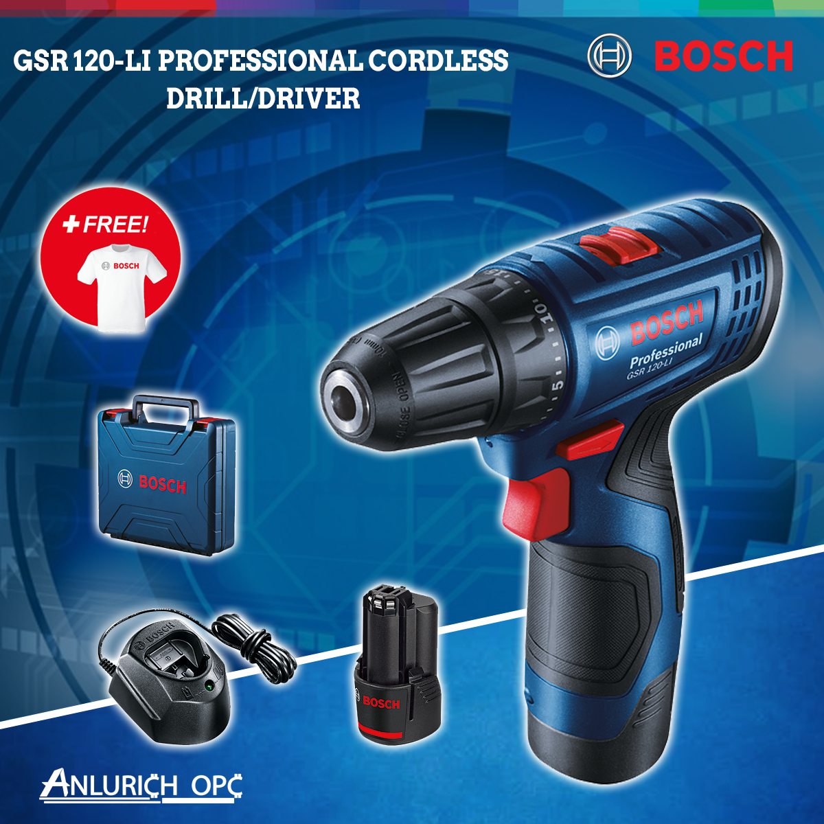 GSR 120LI PROFESSIONAL CORDLESS DRILL/DRIVER Lazada PH