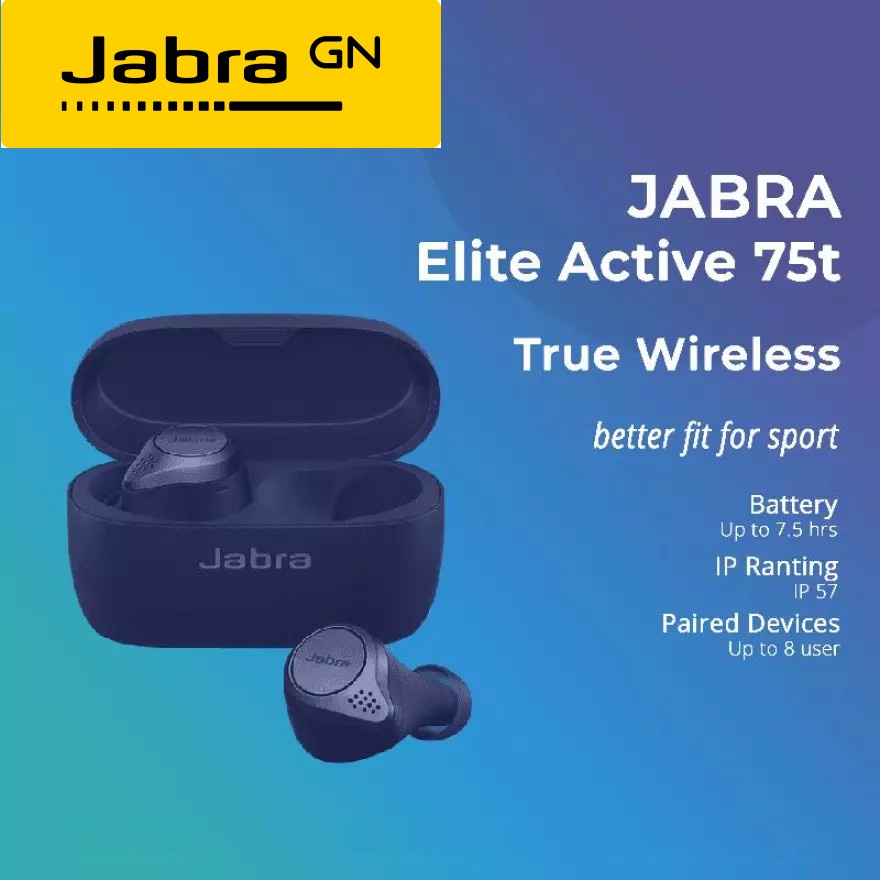 Jabra Elite 75t Wireless Active - Shop 