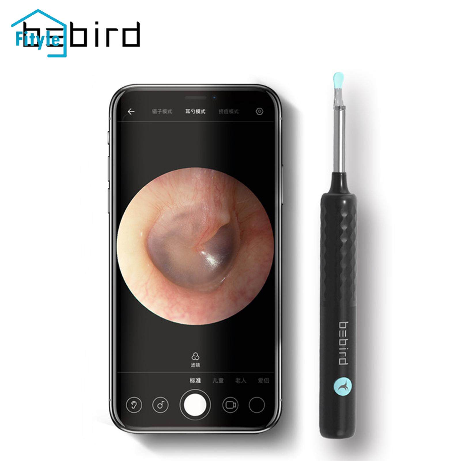 Fityle 2022 New Bebird X3 Smart Visual Ear Sticks Otoscope 300W