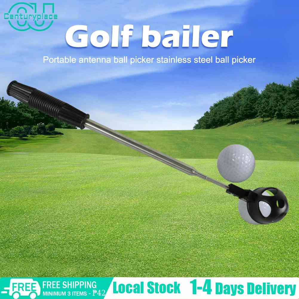 [Local Delivery] Steel Golf Ball Retriever 8 Sections Telescopic Golf ...