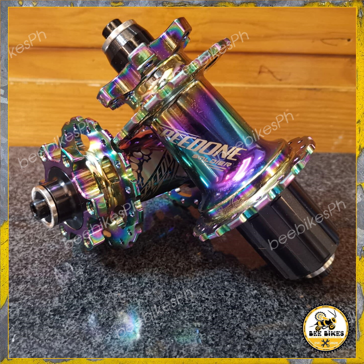 Speedone Soldier MTB sealed bearing hub 6 pawls 32 holes QR with Thru