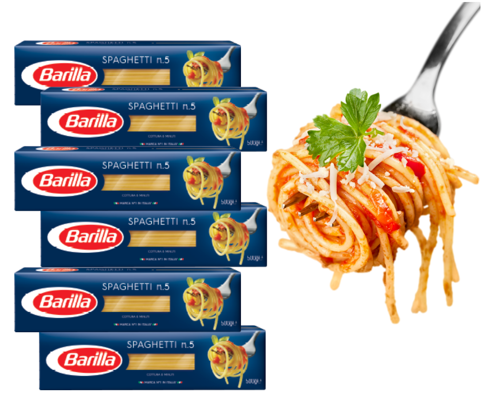 Barilla Spaghetti  Durum Wheat Semolina Pasta, 500 grams (Pack of 6) |  Lazada PH