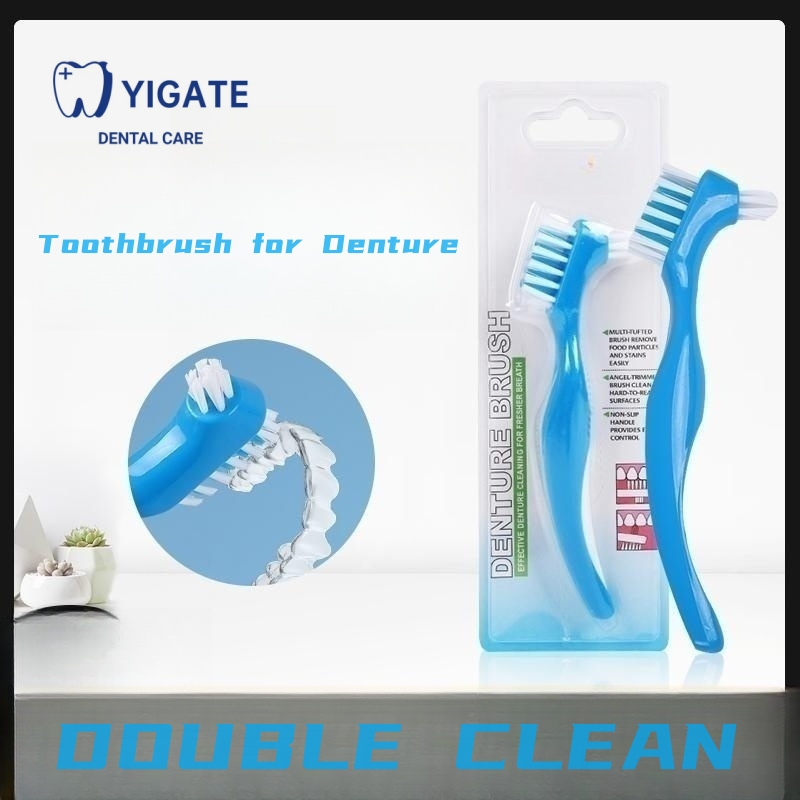 YIGATE.TA1011 Denture Cleaning Brush Dedicated Denture False Teeth