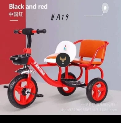 Lyntastic 3 Wheels Kids Bike 2 Seater Ideal | Wheel for Kids (Children, Kiddie, Girls)