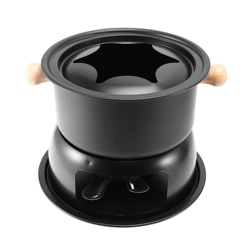 Chocolate Fondue Maker Set Multifunction Carbon Steel Ice Cream