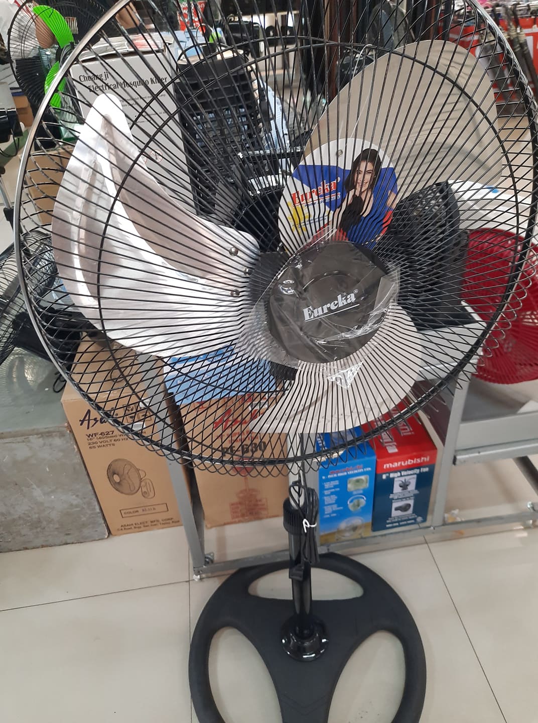 Eureka industrial 18 inches stand fan electric fan metal blade EISF18