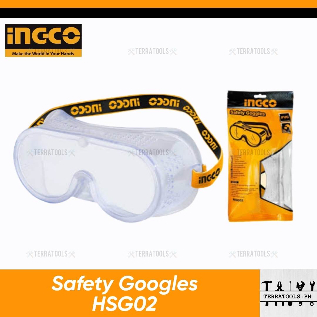 INGCO Safety Goggles (HSG02) Lazada PH